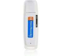Micro Espion Enregistreur Vocal USB Rechargeable Support Carte TF 32GB Blanc