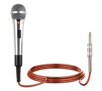 Micro filaire USB à condensateur pour baladodiffusion et Vlog - Microphone cardioïde de jeu avec sourdine rapide - Support de bureau et voix off - 24 x 11 cm - Bleu (argent)