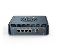 Micro Firewall Appliance, VPN, Routeur PC, Intel i3 300ES, 4 x 2,5 GbE I226-V, DDR5 1 M.2, USB 3.0, Mini Ordinateur, Supporte WiFi bi-bande pour le secteur des affaires, pas de RAM