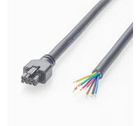 Micro-Fit 3.0 to Open End Cable, 8-Pin Male Connector 43025-0800 to Bare Wire 2.0M, 3.5A 300V DIY & Prototyping Cable, UL2464 20AWG for Custom PCB Soldering, OEM Design & Industrial Integration
