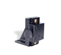 Micro-glissière de réglage linéaire manuelle verticale à axe Z, plateforme 60 x 60 mm, capacité de charge 6 kg, réglable en hauteur avec bouton de verrouillage, pour l'étalonnage optique, laser et lab