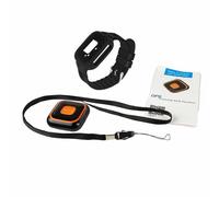Micro GPS avec Antenne spatirée pour Enfant et Bébé,Traqueur Personnel WIFI,Carte Interdite,Alarme SOS,Mini Localisateur - Type Black