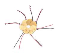 Micro guitare Réparation Luthier Outil Ramassage Piézo Disque Éléments Avec Conduit Boîte À Cigares