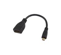 Micro HDMI D mâle vers HDMI A femelle Jack Câble adaptateur convertisseur 1080P