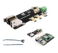 Micro HDMI to HDMI Multifunctional Adapter, Compatible with Raspberry Pi 5/4B, Support Dual 4K Outputs, Power Via Type-C Port Or Screw Terminal