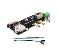 Micro HDMI vers HDMI Adaptateur Carte pour Raspberry Pi 5 / Pi 4B, Convertit Les Interfaces Micro HDMI en Ports HDMI Femelles, Permet de Connecter Facilement des Écrans HDMI, Deux Sorties 4K