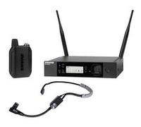 Shure Microphone sans fil GLXD14R+ SM35, Système HF rackable, Batterie 12h, Portée 30m