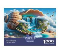 Micro île dans Une coquillePuzzle 1000 Pièces Educa Jouet en Bois Jeu D'Intelligence Décoration Intérieure Jeu Éducatif Challenge Toy Adultes & Enfants des 14 Ans 52x38cm/1000pcs
