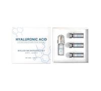 Micro Infusion Face, Micro Infusion, Sérum Facial, Hydratant, Kit d'infusion de sérum anti-âge aux micro-aiguilles (bleu), convient avec 3 flacons d'essence et 1 rouleau inclus