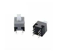 Micro interrupteur 10 pièces mini interrupteur à bouton-poussoir 6 broches interrupteur d'alimentation tactile micro-interrupteur auto-verrouillage bouton marche/arrêt interrupteur de verrouillage 8,5