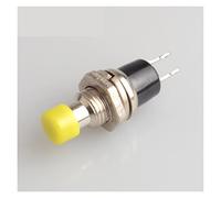 micro-interrupteur 6 pièces NC/NO normalement ouvert fermé momentané bouton-poussoir à réinitialisation automatique sans interrupteur de verrouillage)(Giallo,NO (normally open))
