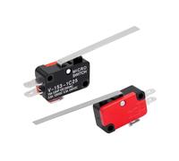 Micro interrupteur à levier - Capteur final de course - 15 A - 250 V - Micro Switch - Lot de 2 unités - M053