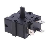 Micro interrupteur chauffage électrique 3Pin 5Pin sélecteur rotatif AC 250V 16A interrupteur industriel