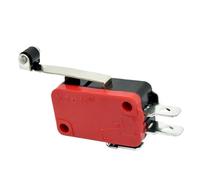 Micro-interrupteur de fin course SPDT momentané ON OFF 1NO1NC à levier et rouleau V-153 V-154 V-155 V-156-1C25(V-156-1C25,1pc)