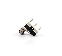 Micro-interrupteur de fin de course, bouton-poussoir, 1 A, 125 V CA, 3 broches, poignée longue, levier à galet, SPDT, 12 x 6 x 6 mm, 20 pièces(KW10-4)