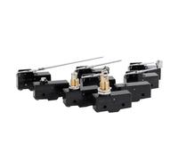 Micro interrupteur de fin de course LXW5 - Avec contact cuivre/argent - 250 V AC/5 A NO/NC - G1 G2 G3 Q1 Q2 N1 D1 - 11 M - Pièces en cuivre (LXW5-11Z1,1 PC Contact)