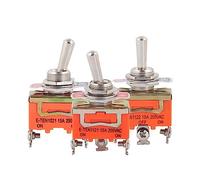 Micro interrupteur E-TEN1322 1021 1321 à bascule marche-arrêt Double pôle jet alimentation 12mm 15A250VAC(E-ten1221 4p2t)