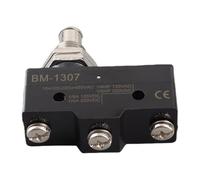 Micro Interrupteur Momentané, Commutateur Limite avec Contact Argent, 1Pc, Type Snap Action - Grande Capacité de Coupure, Sécurité Fiable, Usage Industriel et Domestique (Au BM-1307)