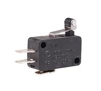 Micro-interrupteur universel for porte de four à micro-ondes et congélateur, série KW8, longue charnière, levier rouleau, SPDT AC 125V/15A 250V/6A(Gold)