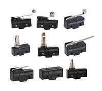 Micro-interrupteurs 10 pièces LXW5 11N1 11N2 11G1 11G2 11G3 11Q1 11Q2 11D1 11M voyage sorcières bouton fin de course 3 bornes à vis Micro interrupteur(10pcs 11g1,Silver contacts)