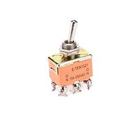 Micro-interrupteurs 1PCS E-TEN1321 Micro-interrupteur 15A / 250V 6 broches Capuchon de commutateur étanche ON-ON Interrupteurs à bascule miniatures Interrupteur à bouton orange interrupteur industriel