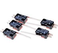 Micro-interrupteurs 5 pièces/lot V-153-1C25 interrupteurs de fin course longue droite charnière Type levier micro-interrupteur SPDT for appareil mesure électronique