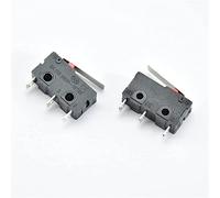 Micro-interrupteurs Interrupteur de fin de course 5 pièces Mini micro-interrupteur de fin de course NO NC 3 broches Bornes PCB SPDT 5A 125V 250V Levier à rouleau Micro-interrupteurs poussoirs à action