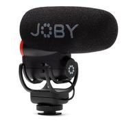 JOBY Wavo Plus, Microphone De Vlogging sur Caméra, Microphone Super Cardioïde avec Monitoring Audio en Direct, Filtre Passe-Haut, Mode Auto, Niveau De Batterie LED, Microphone pour Caméras Compactes