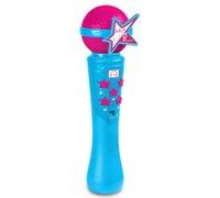 Bontempi | StarMic Karaoke - Microphone avec Effets Lumineux pour Les Performances de Vera Star, Bleu Étoile