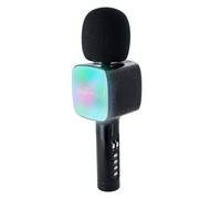 BigBen Jouet musical Microphone Karaoké avec effets lumineux Noir