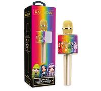OTL Technologies Microphone karaoké Rainbow High RH0929 – avec haut-parleur – doré