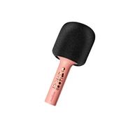 Micro Karaoké Bluetooth Haut-parleur intégré Autonomie 8 Heures Rose