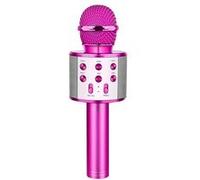 Micro Karaoké Bluetooth Haut-parleur intégré Boutons Multifonctions Avizar Fuchsia Fuchsia G