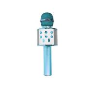 Micro Karaoké Bluetooth Haut-parleur intégré Boutons Multifonctions Bleu clair