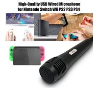 Micro karaoké filaire USB, éléments musicaux, léger et Portable, pour Nintendo Switch Wii U PS4 PS3 Xbox One PC