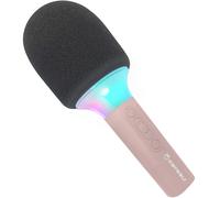 Kidywolf Micro karaoké enfant Kidymic Rose – Bluetooth, effets sonores et lumineux