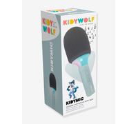 KIDYWOLF Kidymic Vert - Micro Karaoké Enfant Bluetooth avec Effets Sonores et Lumineux - Microphone Ludique pour Chanter, S’Amuser et Créer en Famille