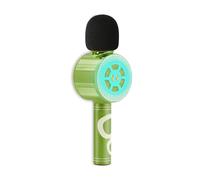 Metronic Micro karaoké 485117 – Bluetooth, effets vocaux et lumineux pour enfants, portable – Vert