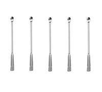 Micro Lab Sampling Reagent Cuillère, 5PCS 10cm 2 en 1 Lab Cuillère Spatule Métal Laboratoire Double Tête Mélange Spatule Pour Poudres, Gel Cap, Fournitures De Laboratoire