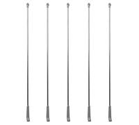 Micro Lab Sampling Reagent Cuillère, 5PCS 25cm 2 en 1 Lab Cuillère Spatule Métal Laboratoire Double Tête Mélange Spatule Pour Poudres, Gel Cap, Fournitures De Laboratoire