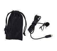 Micro Lavalier Omnidirectionnel Pour Insta360 ONE X2 X3,Microphone à Revers à Pince, Anti-interférence, Coupe-vent, Plug And Play