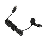 Micro Lavalier USB C Clip on, Type C Lavalier Revers Microphone à Condensateur Omnidirectionnel Suppression du Bruit pour L'enregistrement Vidéo de Téléphone pour Caméra One