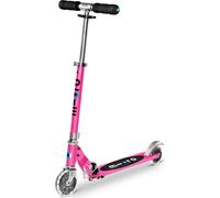 Micro Led Sprite Scooter Trottinette, 2 roues, réglable, 5-12 ans, Rose