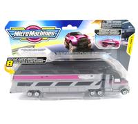Bandai – Micro Machines Camion transporteur – Jaune G