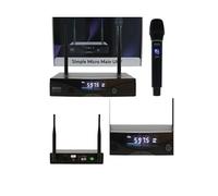 Micro-Main sans fil PRO UHF DJ PARTY KARAOKE 1 CANAL Fréquences 584-608 MHz