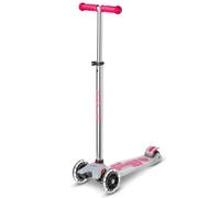 MICRO Maxi Deluxe Flux LED | L'original | Trottinette pour enfants à partir de 5 ans | Avec roues LED | Planche transparente | Directement du fabricant
