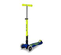 micro Maxi micro Deluxe Trottinette Pliable à LED Fluo réglable en Hauteur et Pliable pour Enfants à partir de 5 Ans avec Roues à LED et Roues LED pour garçons et Filles de 5 à 10 Ans