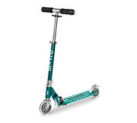 Trottinette enfant Micro Mobility Sprite LED Roues lumineuses pliable guidon réglable Bleu pétrole