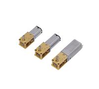 Micro Mini 050 N30 N20 7-Forme Métal Engrenage Boîte de Vitesses Moteur à Engrenage à Vis Sans Fin DC 3V 5V 6V 9V 12V Vitesse Lente Grand Jouet DIY Modèle Voiture Robot