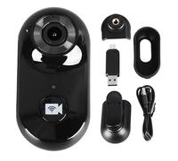 Micro Mini Caméra, Caméra d'action WiFi sans Fil, Caméra de Sport de Mouvement de Pouce, Enregistreur Vidéo HD Léger et Portable (Black)